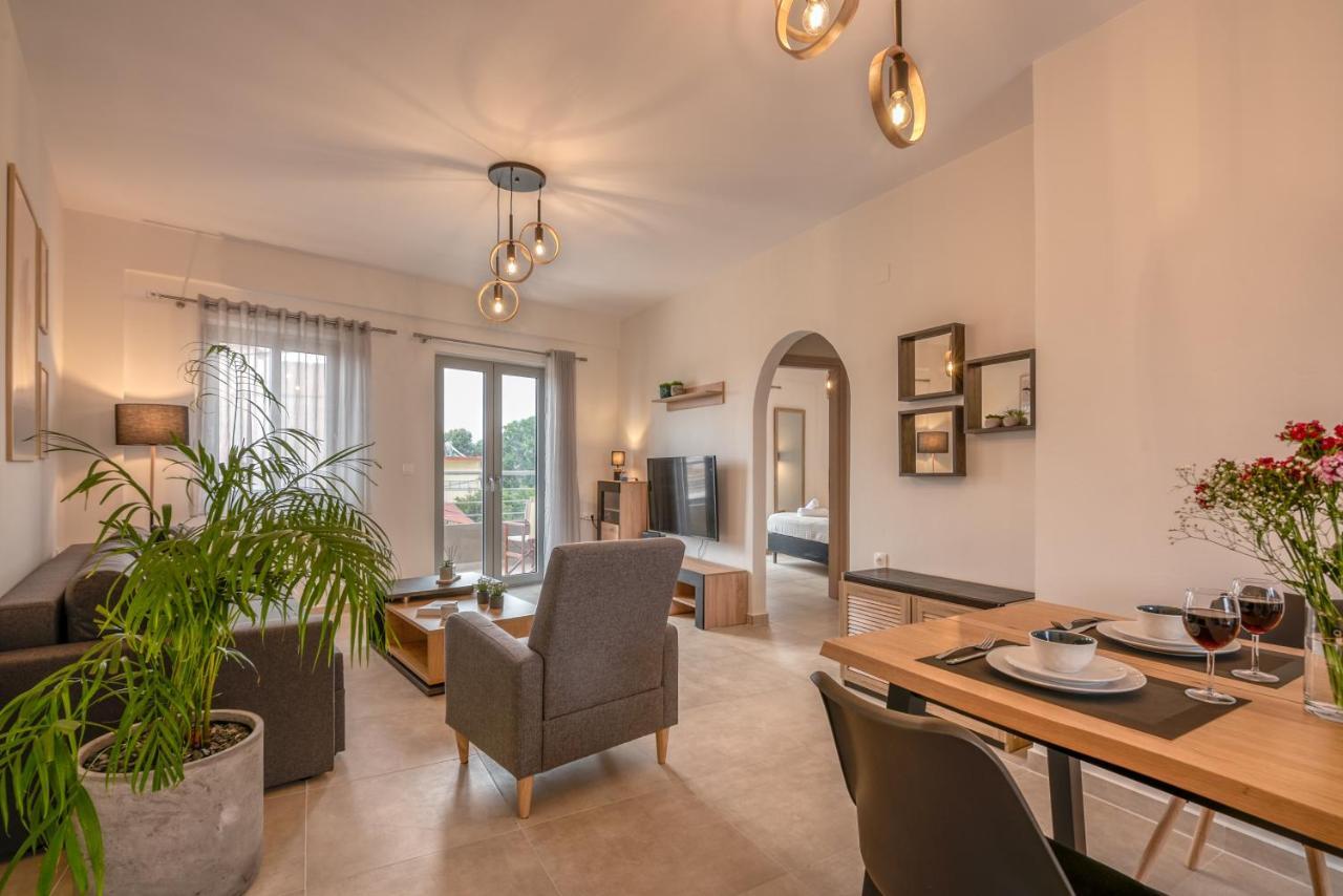 Ferienwohnung Romanza Kavros Paralia Kourna Exterior foto