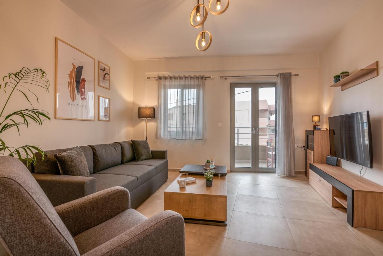 Ferienwohnung Romanza Kavros Paralia Kourna Exterior foto
